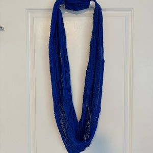 Staring at Stars Blue & Black Infinity Scarf